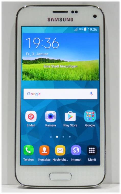 SAMSUNG Galaxy S5 Mini SM G800F White Smartphone 4 5 16GB Handy