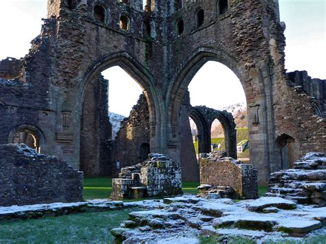 Photographs of Llanthony Priory, Monmouthshire, Wales: The crossing