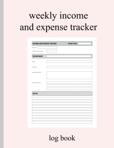 Weekly Income And Expense Tracker Simple Income And Expense Tracker