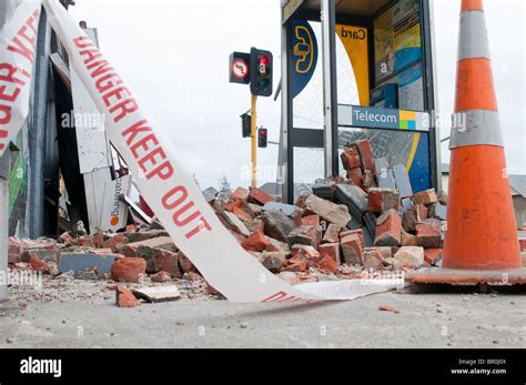 Earthquake Damage Christchurch New Zealand. A Powerful Earthquake ...