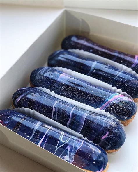 Best Food Pictures Eclairs Galaxy Desserts Cute Desserts