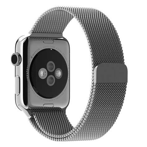 Milanese Magnetic Band For Apple Watch 46mm Ultra 49mm Silver