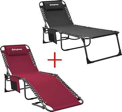 Amazon Flexzion Folding Lounge Chair Reclining Outdoor Lounger