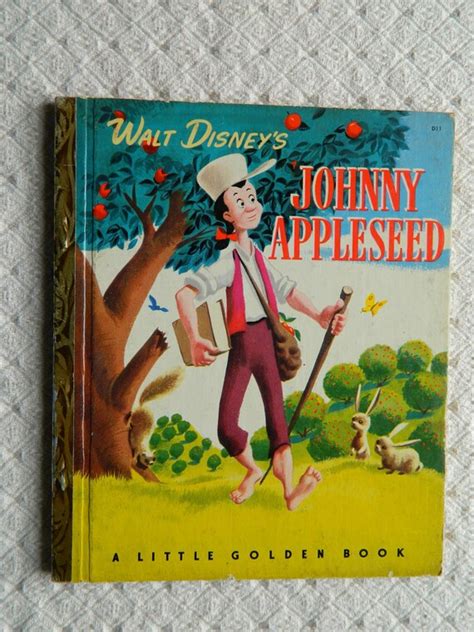 Vintage JOHNNY APPLESEED Disney Little Golden Book by 19piglet64