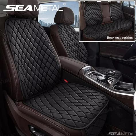 Seametal Juste De Si Ge De Voiture De Luxe En Cuir Pu Coussin De Si Ge