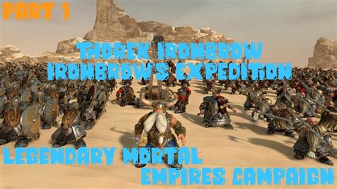 Total War Warhammer 2 Thorek Ironbrow Legendary Mortal Empires