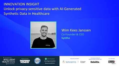 Speaker Presentations Intelligent Health