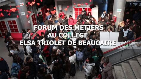 Bande Annonce Du Forum Des M Tiers De Beaucaire Au Coll Ge Elsa Triolet