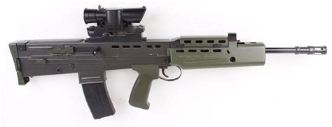 556mm Sa80 L85a1 Airsoft Replica Machine Gun With Mounted Scope