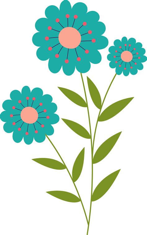 Ilustra O De Design De Clipart De Flores Png