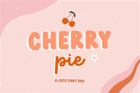 Cherry Pie Font Duo Design Cuts