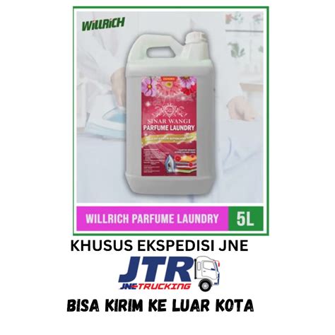 Jual Willrich Parfume Laundry 5 Liter GRADE A Khusus Kargo Shopee