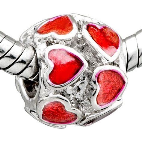 Heart January Birthstone European Beads Love - Pandora Charm | Silver ...