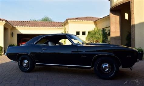 1969 Chevrolet Copo Camaro Tuxedo Black 427 425hp 69 Chevy Used