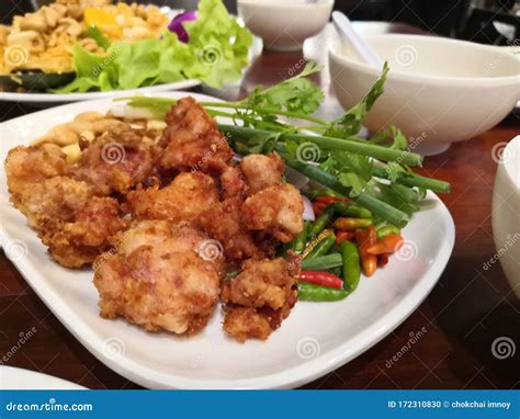 Delicious Fried Chicken Tendon Stock Photo Image Of Fried Tendon