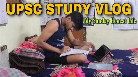 UPSC Study Vlog Sunday In The Life Of A UPSC Aspirant UPSC Aspirant