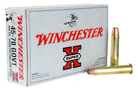 Winchester Ammo X4570H Super-X 45-70 Government 300 GR Jacketed Hollow ...