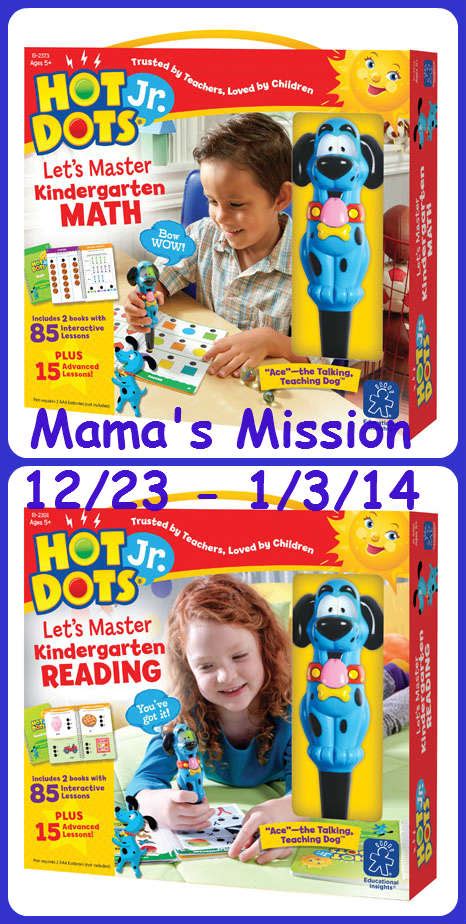 Hot Dots Jr Let S Master Learning Set Giveaway Ends Us Mama S Mission