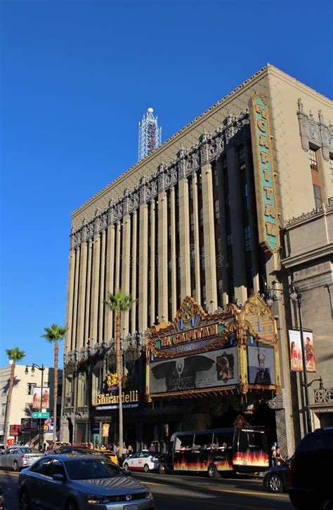 El Capitan Theatre Hollywood Editorial Stock Photo Image Of America