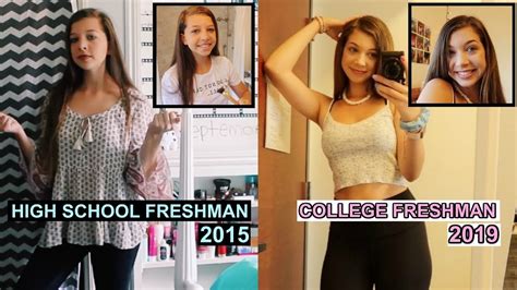 Getting Ready: First Day of Freshman Year vs. First Day of Freshman ...