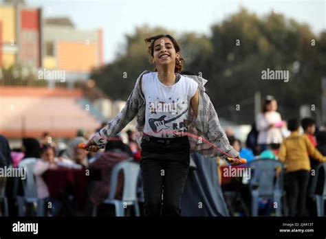 Gaza Palestina 11th De Abr De 2022 Int Día Orpano Árabe Celebrado Con Desayuno En Gaza 11