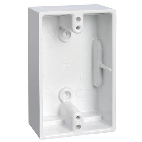 Carlon 1 Gang 14 Cu In White Phenolic Surface Mount Box 5070 White