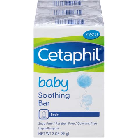 Cetaphil Antibacterial 3 Soap Bar 45 Oz Each Beauty Bath And Body