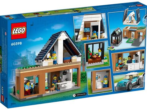 Lego City Pas Cher La Maison Familiale Et La Voiture Lectrique