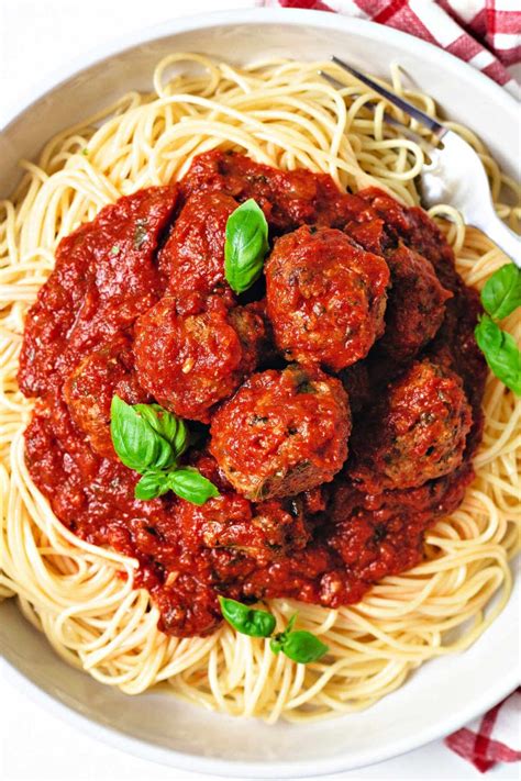 Saucy Spaghetti And Meatballs Life Love And Good Food