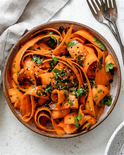 Raw Carrot Salad Plant Based On A Budget