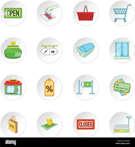 Retail Icons Set Stock Vector Image And Art Alamy