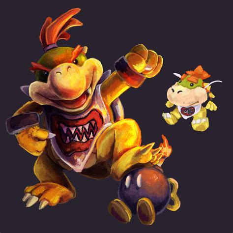 Bowser Jr Doodle Rmario