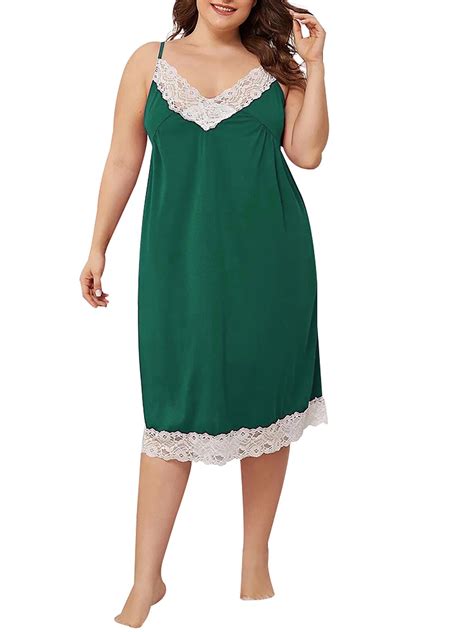 Kvmeteor Women S Plus Size Sexy Lingerie Dress Lace Nightdress Babydoll