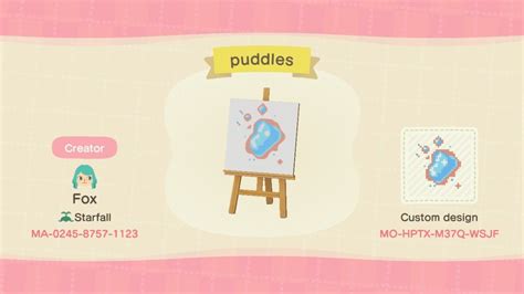 Puddles - Animal Crossing Pattern Gallery & Custom Designs