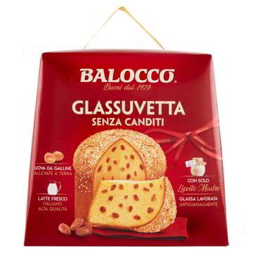 Panettone Glassuvetta Senza Canditi Balocco Gr L Ecommerce