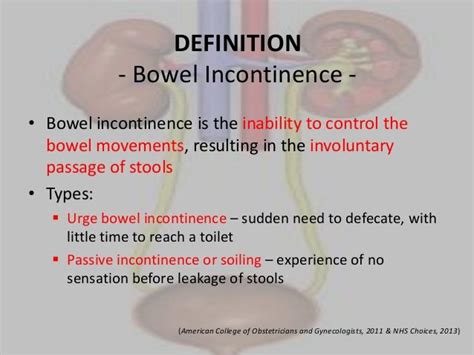 Incontinence Bowel And Bladder