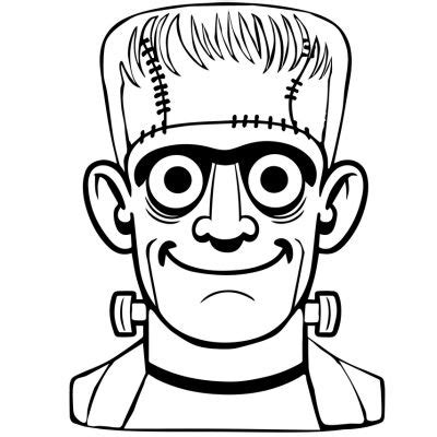 Dibujo De Frankenstein Genial Para Colorear A Imprimir Pdf Gratuito