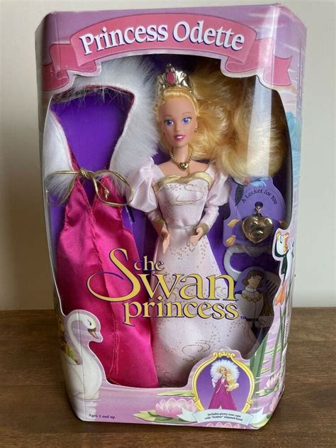 Princess Odette Doll The Swan Princess Tyco Vintage Rare Red Cape