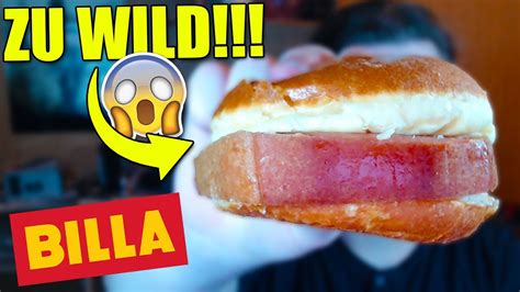 Der LEBERKÄSE KRAPFEN von BILLA ist ZU WILD YouTube