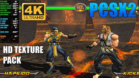 Mortal Kombat Armageddon PCSX2 Nightly Emulator HD Texture Pack