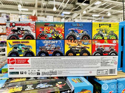 Costco好市多 HOT WHEELS 風火輪大腳車八入組 138390 今購百科Daybuy tw