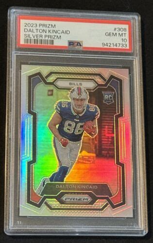 Rookie Silver Dalton Kincaid Panini Prizm Psa Bills Ebay