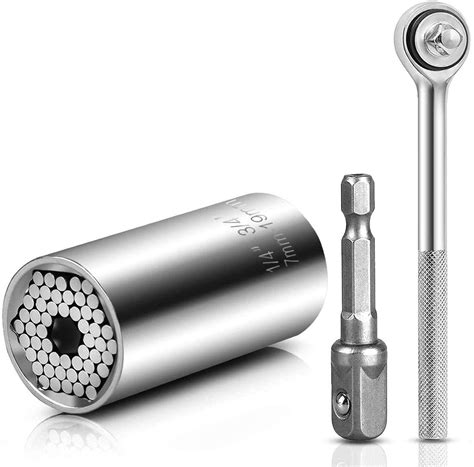 Amazon Universal Socket 3 Pcs Tool Set 7 19mm Bushing Ratchet