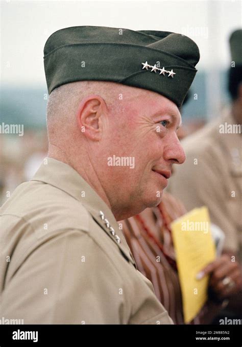 General Alfred M Gray Commandant Of The Marine Corps Attends The