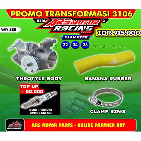 Jual Throttle Body Tb Brt Velocity Banana Brt Yamaha Wr Shopee