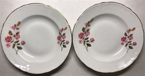 Lot De Assiettes Creuses En Porcelaine De Luxe Cnp D Cor Floral D