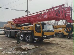 Żuraw samojezdny Sany Sany STC750 75 ton used mobile truck crane mobile