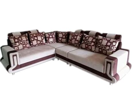 L Shape Modern 6 Seater Corner Sofa Set For Home Warranty 2 Years At