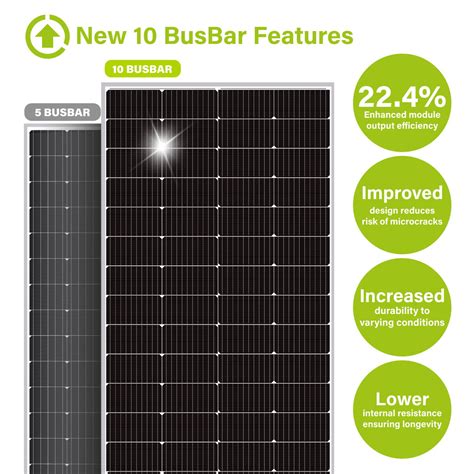 Newpowa 220 Watt 12V Monocrystalline Solar Panel NPA220S 12J