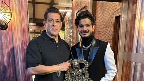 Bigg Boss 17 Winner Munawar Faruqui Thanks ‘bade Bhai Salman Khan In